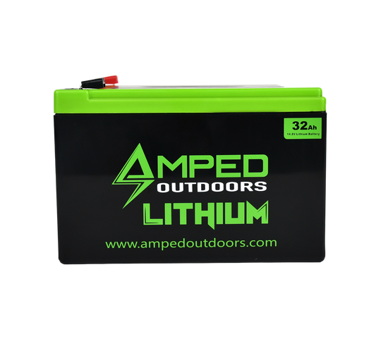 Amped 32Ah Lithium Battery (14.8V NMC) with Charger