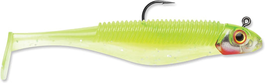 Storm 360GT Searchbait Shad 4.5"- 3/8oz Chartreuse Ice SBD45CI-38J