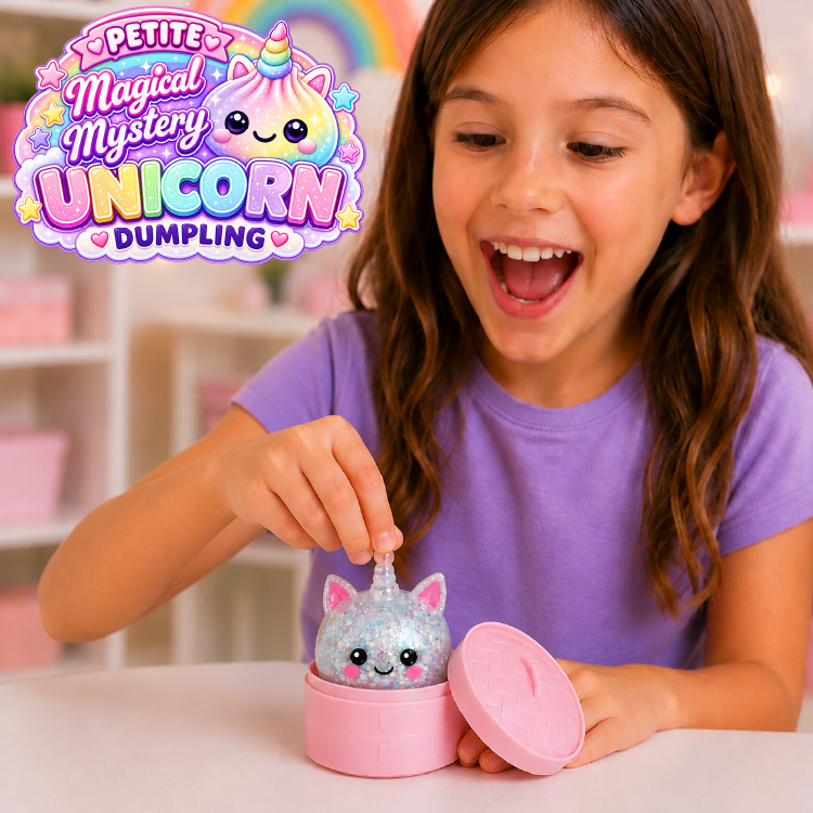 Fun Doh Petite Magical Mystery Unicorn Dumpling Squishy Toy – 1.75"