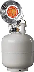 Mr. Heater Outdoor 15,000 BTU Portable Stainless Steel Propane Gas Single Tank Top Heater with Spark Ignition