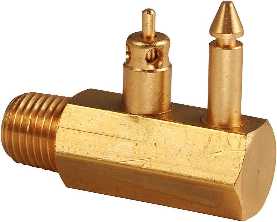 Attwood 8897-6 Brass Quick-Connect Tank Fitting 1/4-Inch NPT Male Thread for Yamaha