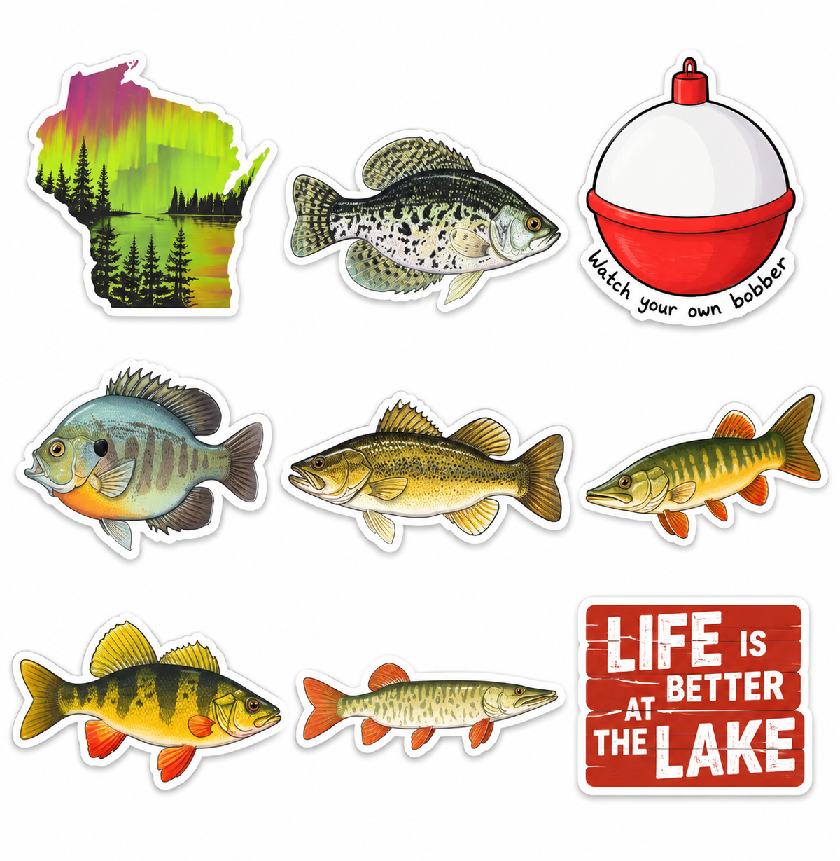 Little Rocks Design Waterproof Sticker