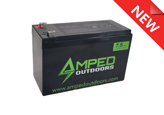 Amped 7.5Ah Lithium Battery (LiFePO4)