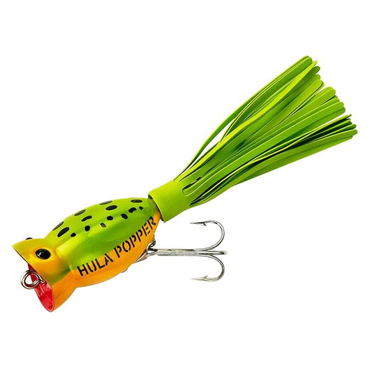 Arbogast Hula Popper 1/4Oz Frog/Yell Belly