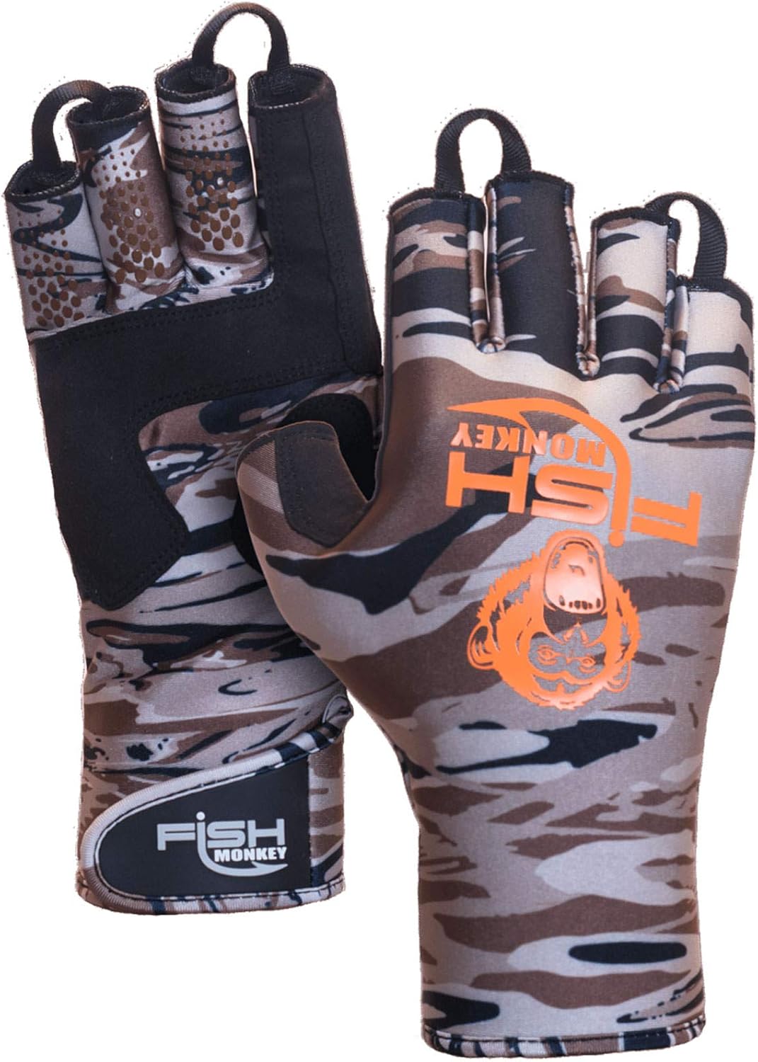 Fish Monkey FM29 Backcountry II Insulated Half-Finger Guide Gloves