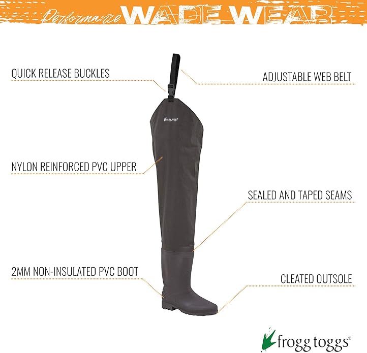 FROGG TOGG HIP RANA II WADERS 12