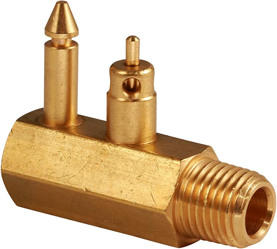 Attwood 8897-6 Brass Quick-Connect Tank Fitting 1/4-Inch NPT Male Thread for Yamaha
