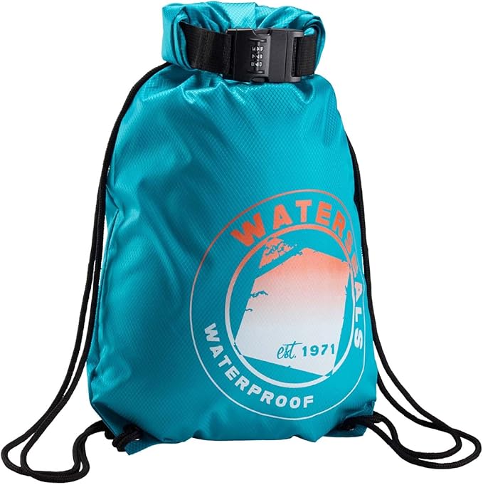 Lewis n Clark WaterSeals Cinch Waterproof Backpack-Roll Buckle Closure Unisex