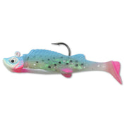 Northland Mimic Minnow Shad 2.5" 1/4 oz #2/0 Hook 2 Pack - Glow Rainbow