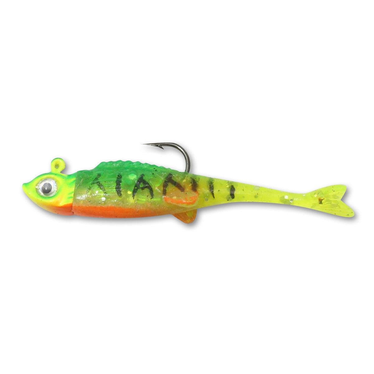 NORTHLAND MIMIC MINNOW FRY / 1.25" / 1/32 OZ - #8 HK / 4 PACK / FIRETIGER