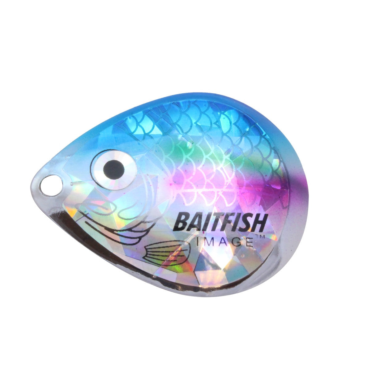NORTHLAND BAITFISH-IMAGE COLORADO BLADES / 1.5" / 3 PACK / RAINBOW