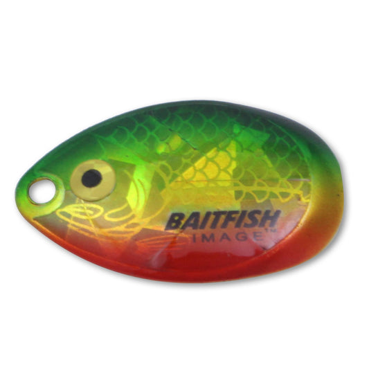 NORTHLAND BAITFISH-IMAGE INDIANA BLADES / 1.125" / 3 PACK / GOLD PERCH