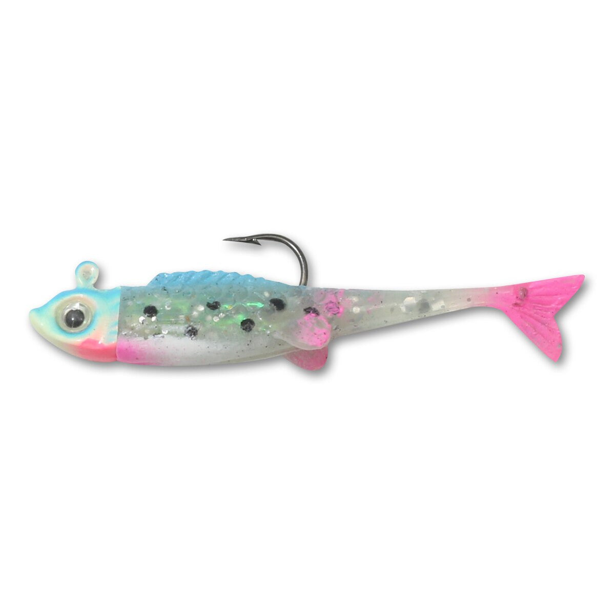 NORTHLAND MIMIC MINNOW FRY / 1.5" / 1/16 OZ - #6 HK / 4 PACK / GLOW RAINBOW