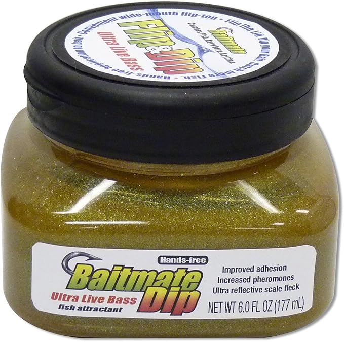 Baitmate Live Bass Dip Jar Fish Attractant for Lures and Bait