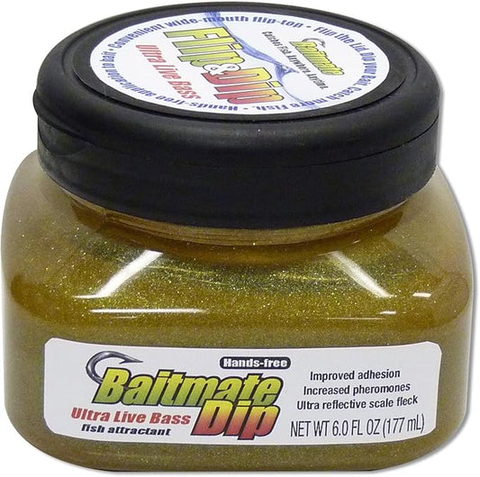 Baitmate Live Bass Dip Jar Fish Attractant for Lures and Bait