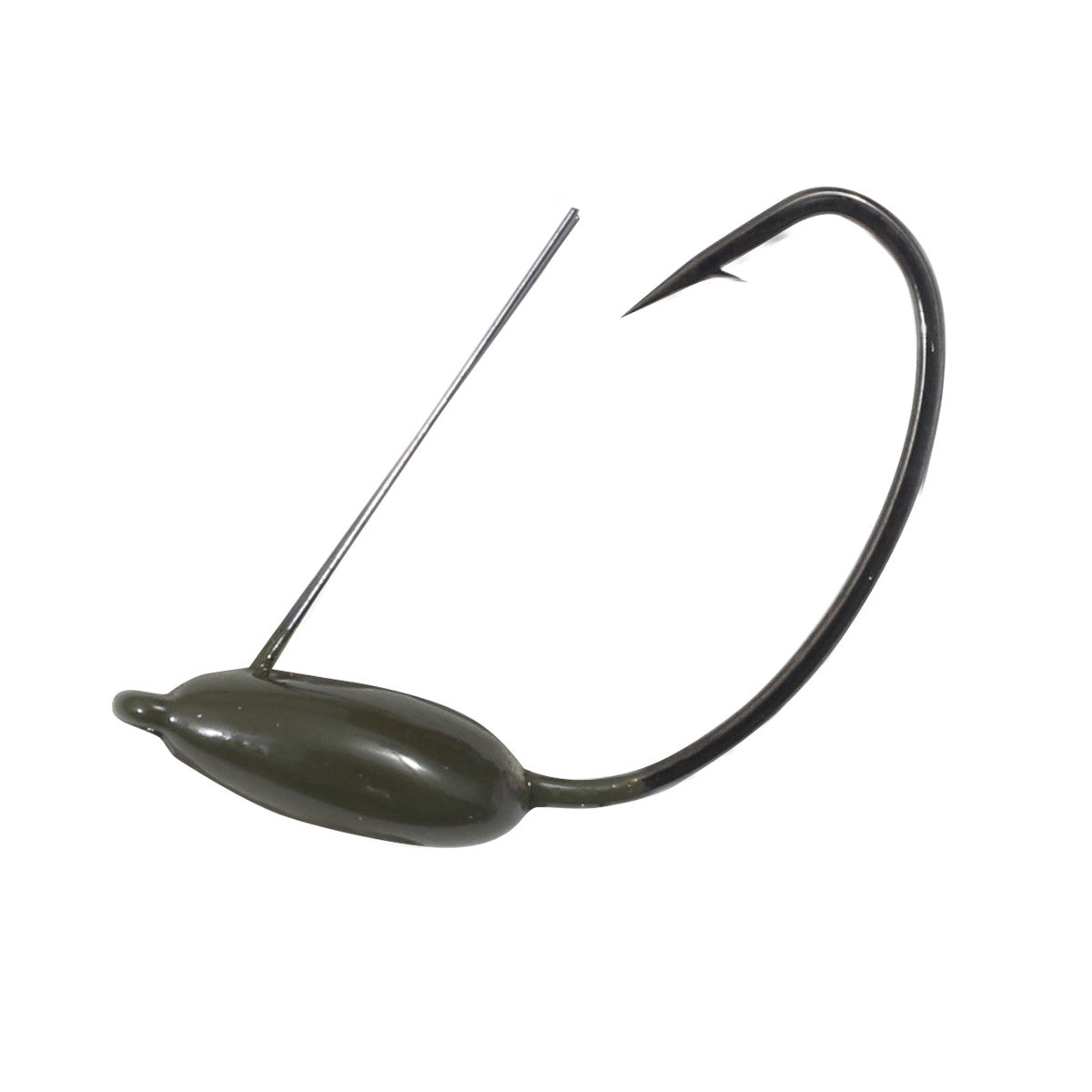 NORTHLAND WEEDLESS WACKY JIG / 1/8 / #2 HK / GREEN PUMPKIN