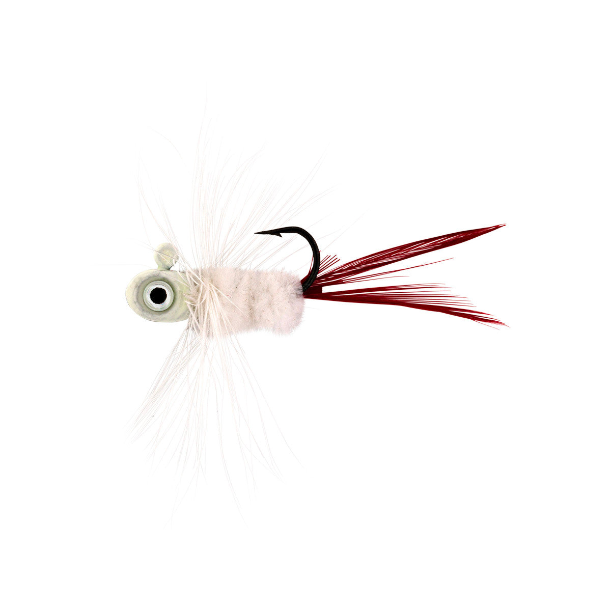 Northland TFFF10-13 Tungsten Flat Fry Fly 1/16 Oz, #10 Hk Glo White 2/Cd