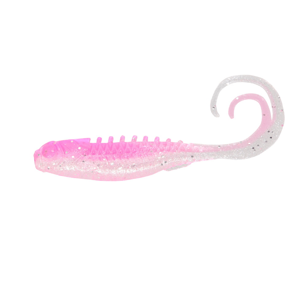 NORTHLAND PAN - CANDY GRUB - 5/BAG - 1.75" - PINK SILVER