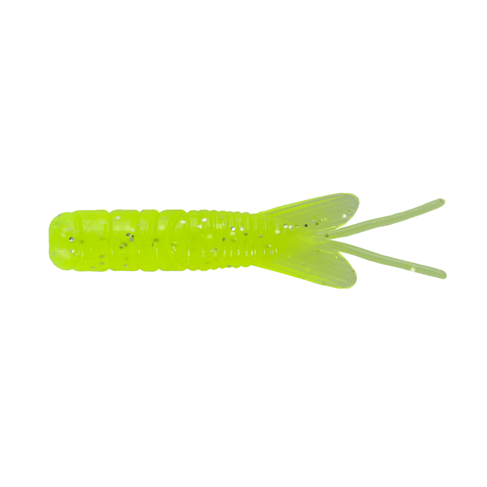NORTHLAND PAN - CANDY LARVAE BUG - 5/BAG - 1.75" - SILV CHART