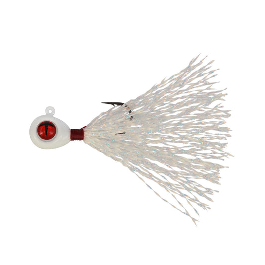 NORTHLAND TUNGSTEN CRAPPIE QUEEN - 2/CARD - 1/16OZ - #8HK - SUPER - GLO WHITE