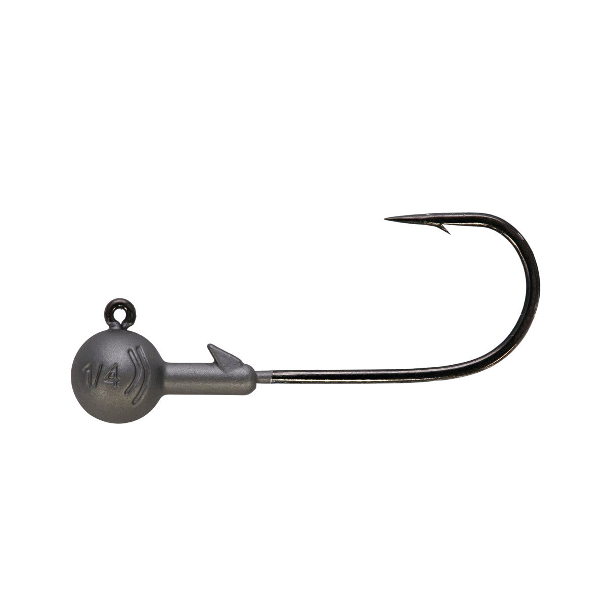 NORTHLAND TUNGSTEN ROUND BALL JIG - 2/CARD - 3/8OZ - 2/0HK - MATTE SMOKE