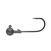 Northland Tungsten Round Ball Jig - 2/Card - 3/8 oz - 3/0 Hook - Matte Smoke