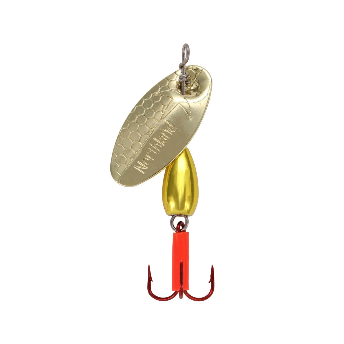 NORTHLAND TUNGSTEN SPINNER - 1/CARD - 1/4OZ - #6HK - GOLD