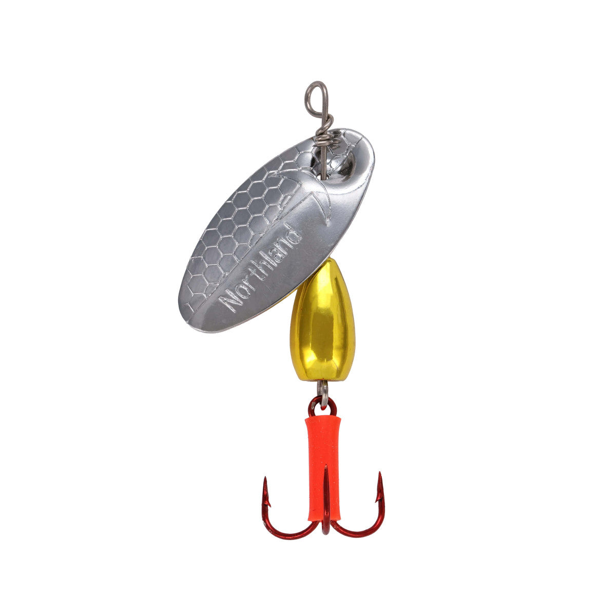 NORTHLAND TUNGSTEN SPINNER - 1/CARD - 1/16OZ - #10HK - SILVER GOLD