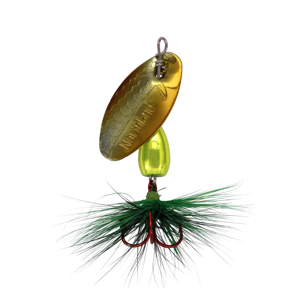 NORTHLAND TUNGSTEN SPINNER - 1/CARD - 1/8OZ - #8HK - GOLD FROG