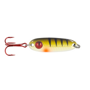 Northland Tungsten Forage Minnow Spoon 1/4 oz #16 Hook - UV Green Perch