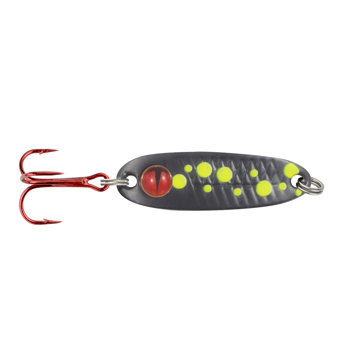 NORTHLAND TACKLE TUNGSTEN FORAGE MINNWO SPOON 1/32 OZ #16 HK GALAXY BLACK