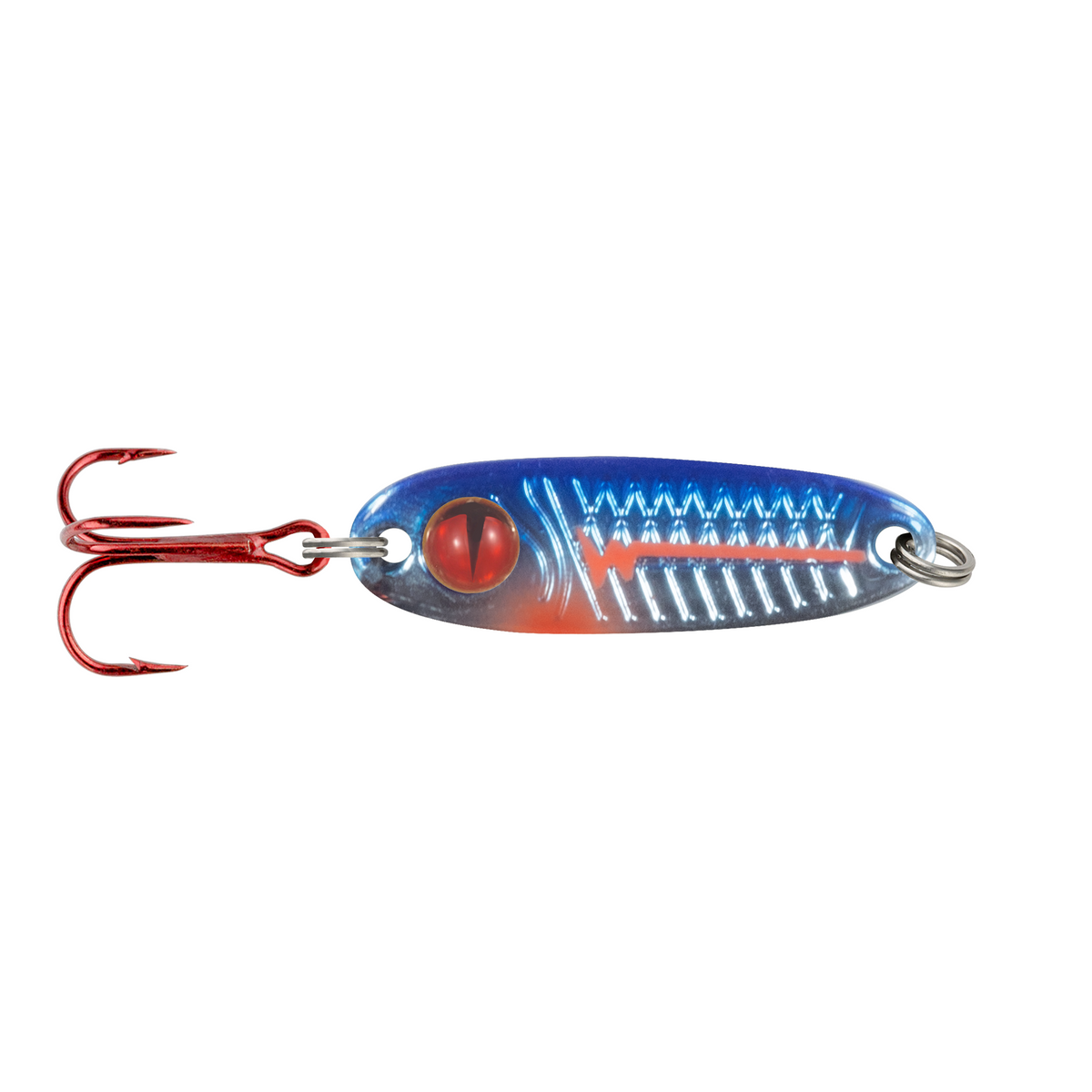 NORTHLAND TACKLE TUNGSTEN FORAGE MINNWO SPOON 1/32 OZ #16 HK BLUE RACE CAR
