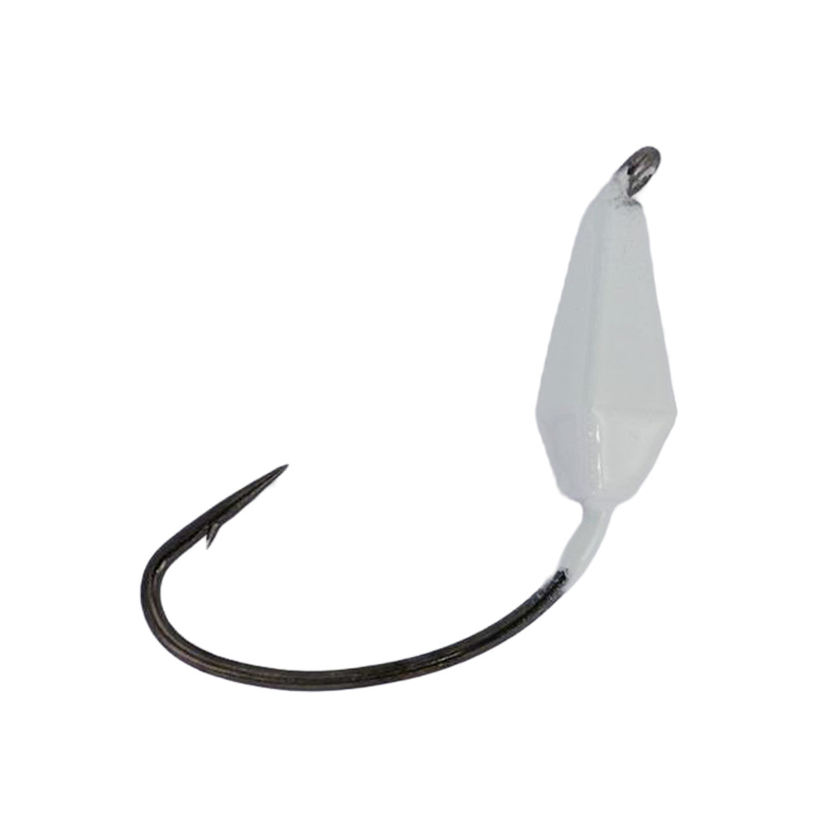 NORTHLAND TUNGSTEN BOBBER JIG 1/8OZ #2 HOOK SUPER - GLO WHITE