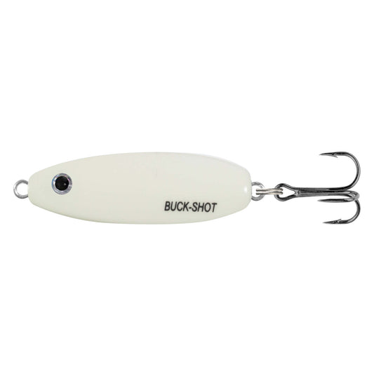 NORTHLAND BUCKSHOT RATTLE SPOON - 1OZ - #4HKSUPER - GLO WHITE