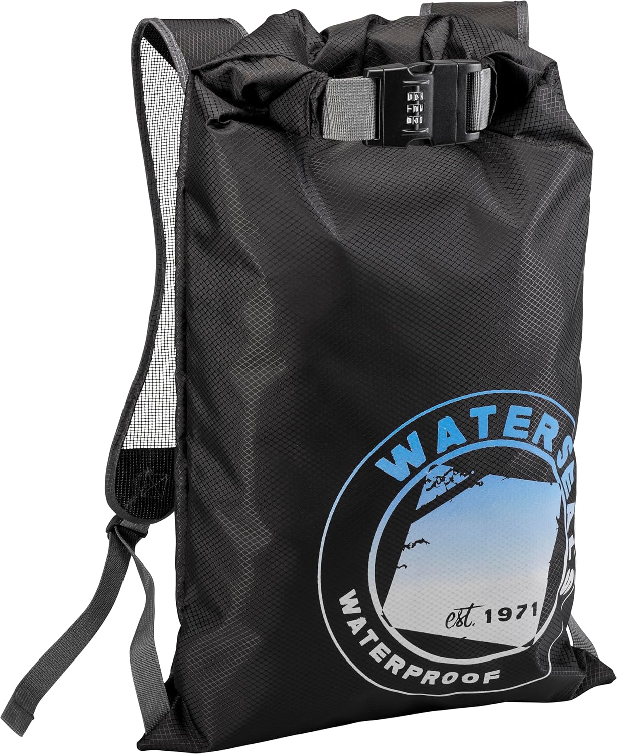 Lewis N. Clark Waterproof Backpack, Ripstop Material & Anti-Theft Combination Lock to Protect Valuables at Camping, Unisex