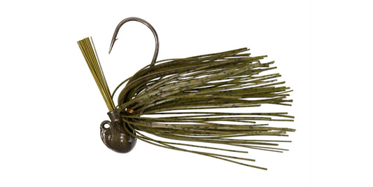 Big Bite Baits L.S. FOOTBALL JIG - 1OZ - GREEN PUMPKIN (1PK)
