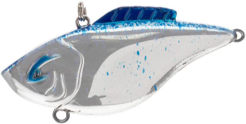 BILL LEWIS HAMMER-TRAP 3/8 OZ / CHROME BLUE/SPLATTER BLACK