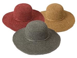 BRONER 89760B BRIM HAT CP12 4"BRIM NORMA JEAN CROCHET BKS - BRICK KHAKI STEEL | 2.5" BRIM