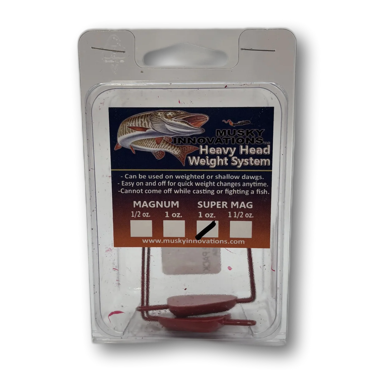 Musky Innovations Mag Heavy Head – 2 Pack