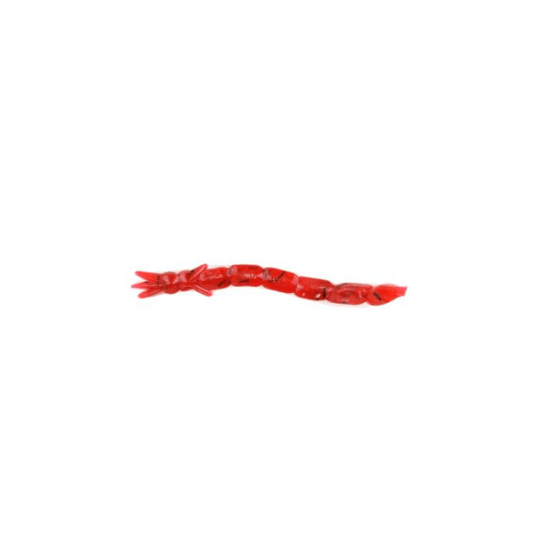 CLAM 10199CL BLOODI TAIL CP6 1 1/4" 8PK RED BLACK FLAKE - RED BLACK FLAKE