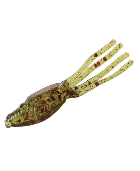 CLAM 9811CL MINOHEAD TAIL CP6 1 1/2" 8PK - WATERMELON RED FLAKE | 1 1/2"