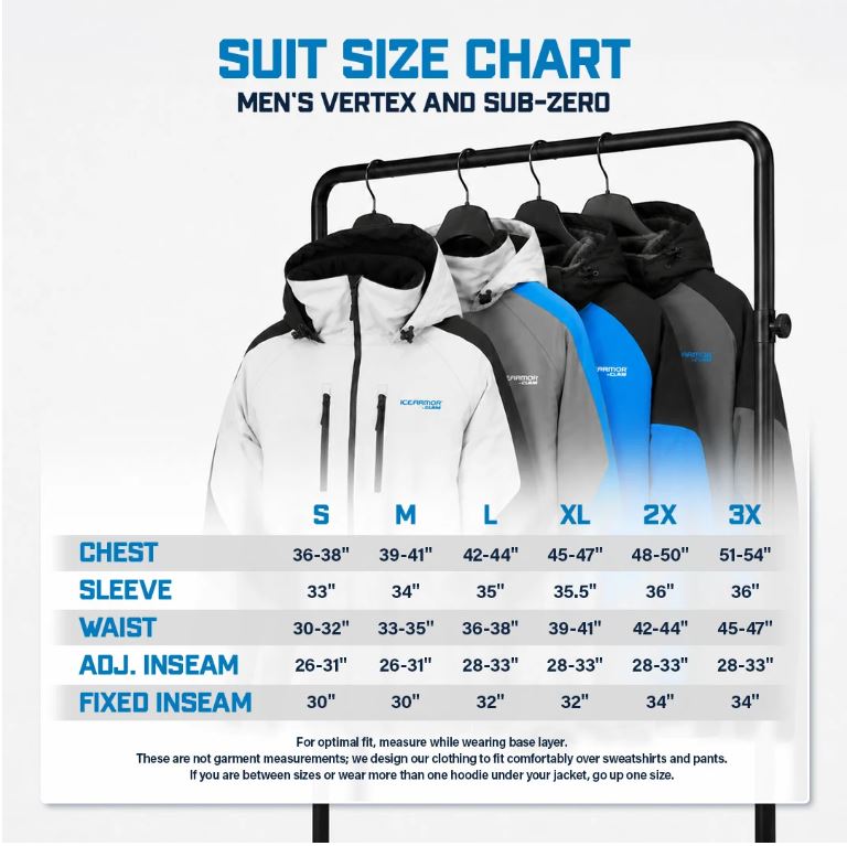 Clam Sub-Zero Ice Fishing Jacket – Men's