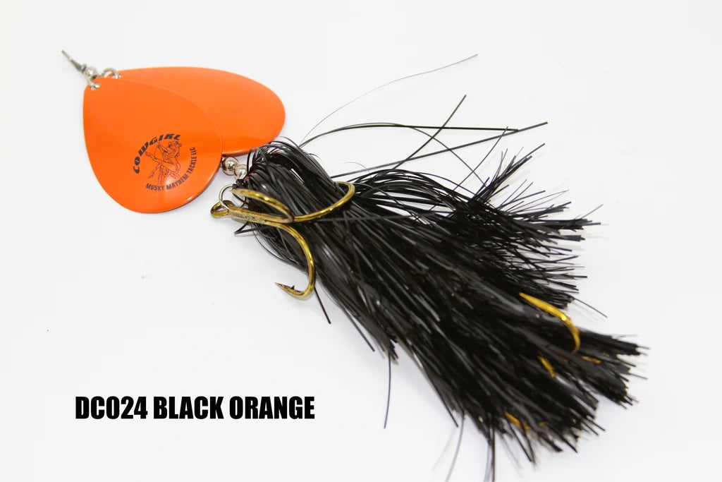 Musky Mayhem Double Cowgirl 10" Musky Bucktail