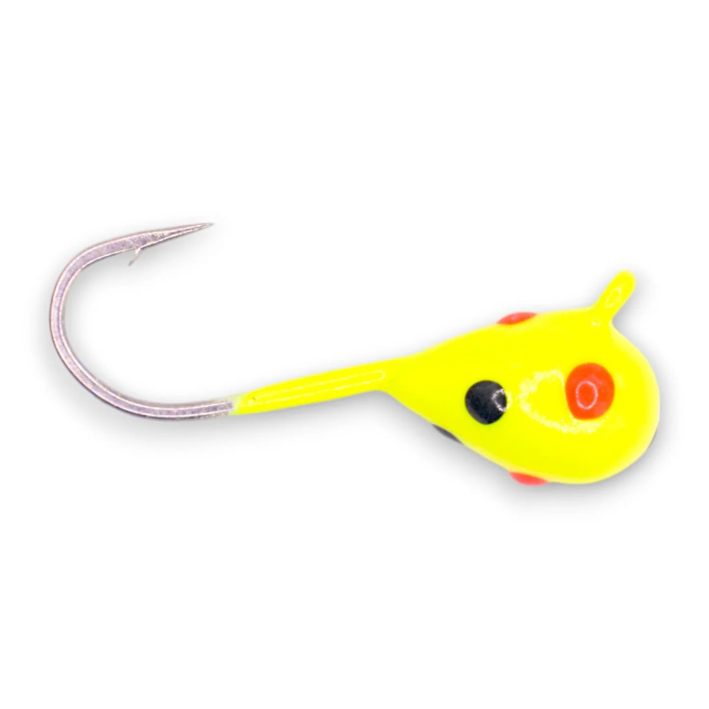 KENDER 3MM #16 Tungsten Jig CHARTREUSE BLACK ORANGE SPOT GLOW TUNGSTEN JIG