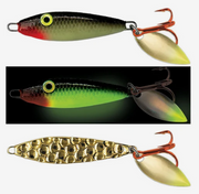 Acme Two-Face Glow Shiver Spoon – Ice Fishing Lure