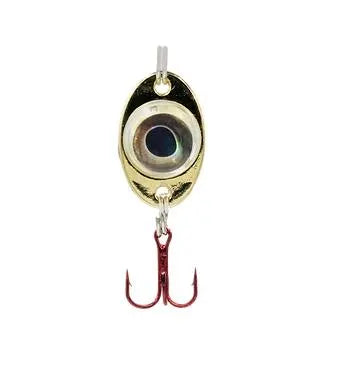 FISH DADDY FD01106 SPOON CP6 1/8OZ DIRTY BOMB GLD/BLU - BLUE LED/GOLD | 1/8OZ 1PK
