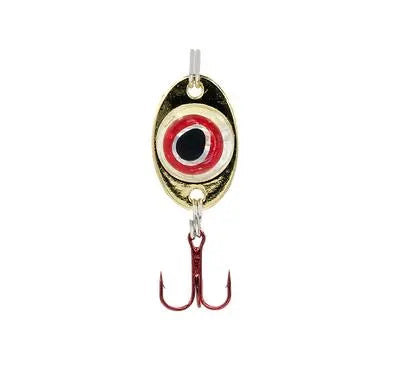 FISH DADDY FD01109 SPOON CP6 1/8OZ DIRTY BOMB GLD/PNK - PINK LED/ GOLD | 1/8OZ 1PK