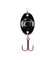 FISH DADDY FD01112 SPOON CP6 1/16OZ DIRTY BOMB BLK/GRN - FLASHING GREEN | 1/16OZ 1PK
