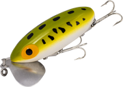 Arbogast Jitterbug Clicker G655 5/8oz: Frog White Belly