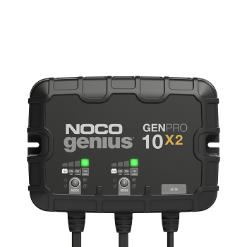 Discounted - NOCO GENPRO10X2  12V 2-Bank, 10-Amp (Per Bank) On-Board Battery Charger Unused Customer Return